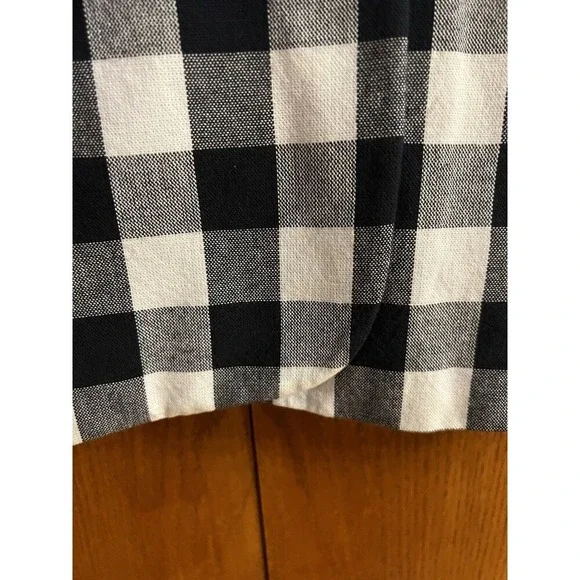 TROVATA Coat Jacket Sz L Large Double Breasted Pleated Back Gingham Buffalo NWOT - Picture 10 of 15